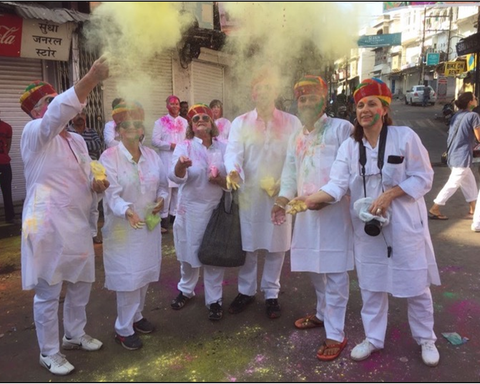 COLORES DE INDIA EN HOLI