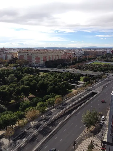 Hotel Turia Valencia, View from room