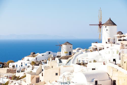 The Greek Gems: Atene, Delfi, Meteora e Santorini, guida in spagnolo