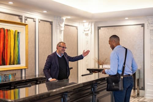 The Churchill Hotel near Embassy Row, Lobby