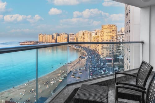 Hilton Alexandria Corniche, View from room