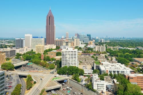 Hilton Atlanta, View from room