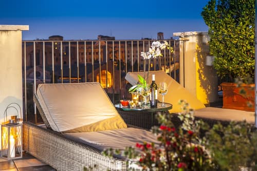 Hotel Nord Nuova Roma, Terrace/patio