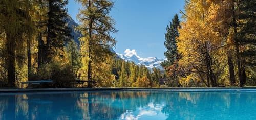 Hotel Saratz Pontresina Mountain Resort & Spa, Outdoor pool
