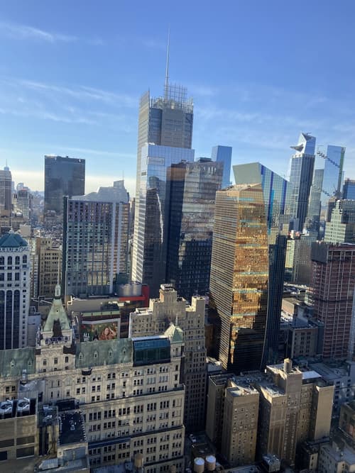 New York Marriott Marquis, View from room