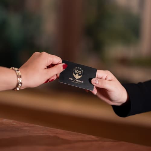 The Biltmore Los Angeles, Check-in/check-out kiosk