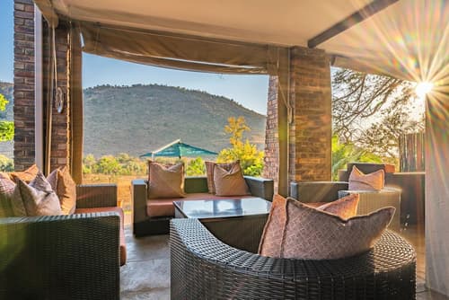 Kwa Maritane Bush Lodge, Terrace/patio