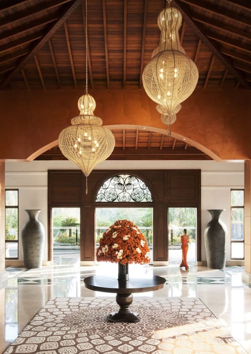 Taj Bentota Resort & Spa, Interior entrance