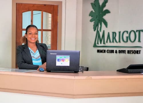 Marigot Beach Club and Dive Resort, Reception