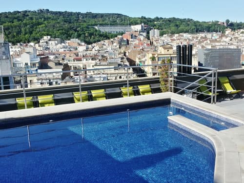 Hotel Barcelona Universal, Rooftop pool