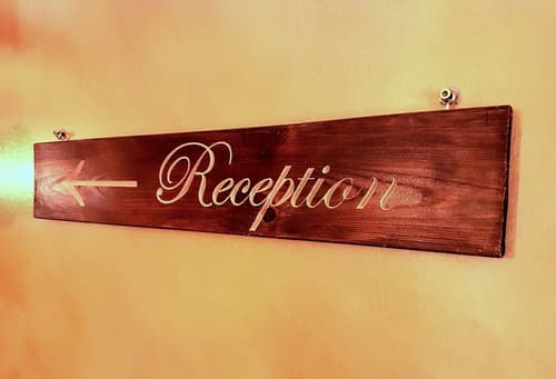 Hotel Tindastóll and Annex, Interior entrance