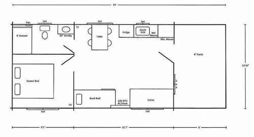 Zion Canyon Cabins, Room