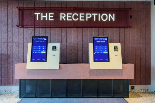 Citybox Stockholm, Check-in/check-out kiosk
