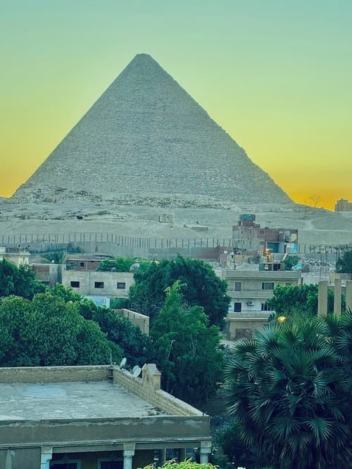 Flower Pyramids Inn, View from room