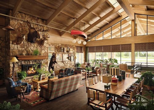 Field & Stream Lodge Bozeman, Lobby sitting area
