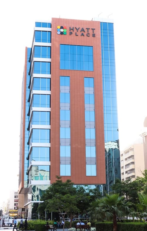 Hyatt Place Dubai Baniyas Square, Property entrance