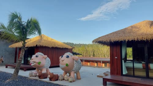 Chomview Lanta Water Park Resort, Terrace/patio