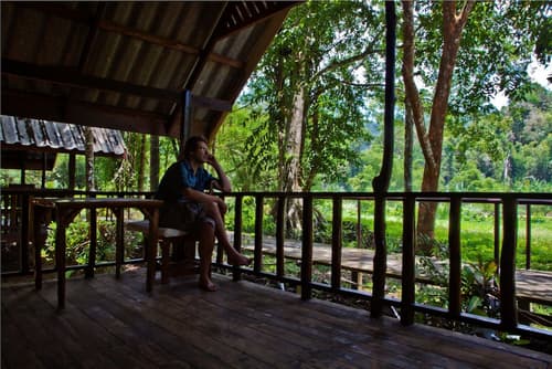 Khao Sok Riverside Cottage, Terrace/patio