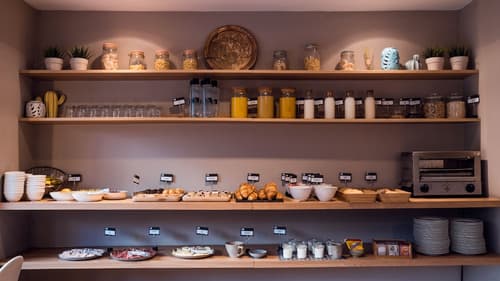 One Shot Colón, Breakfast area