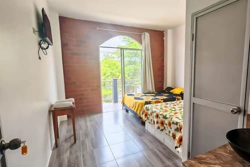 Cali hotel in Montanita beach, Room