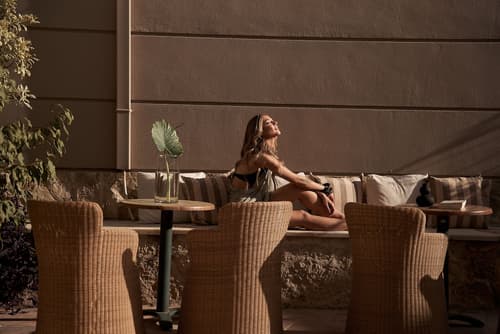 Troulis Aparthotel, Lobby sitting area