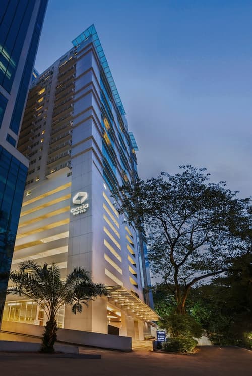 Oasia Suites Kuala Lumpur, Front of property - evening/night