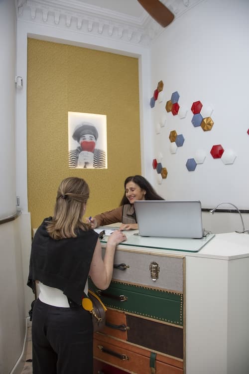 Casual del Teatro Madrid Hotel, Reception