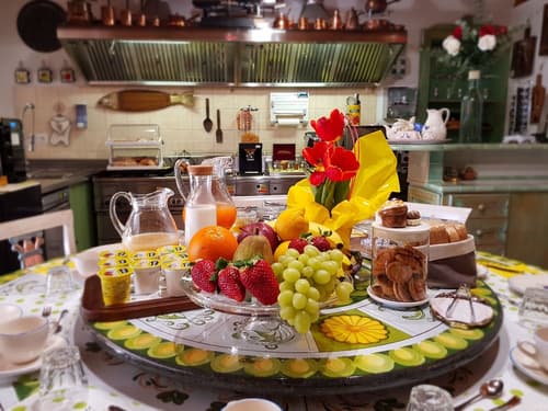 Villa Flumini, Breakfast buffet