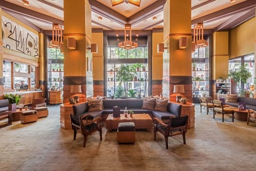 Freehand Los Angeles, Lobby sitting area