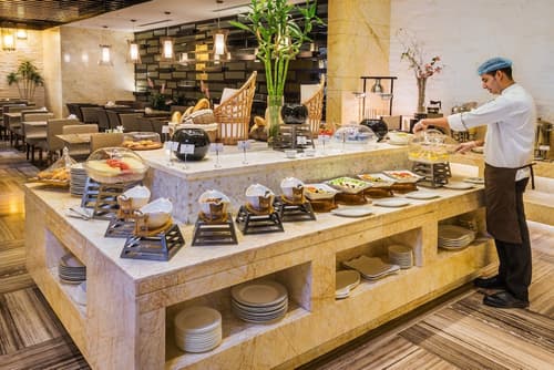 Boudl Al Sahafa, Breakfast area