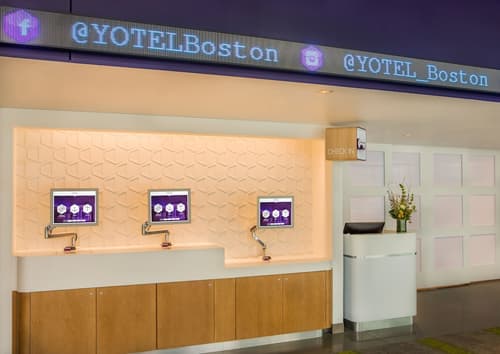 YOTEL Boston, Check-in/check-out kiosk