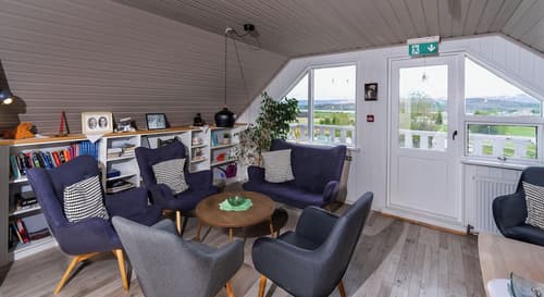 Hotel Eyvindará, Lobby sitting area