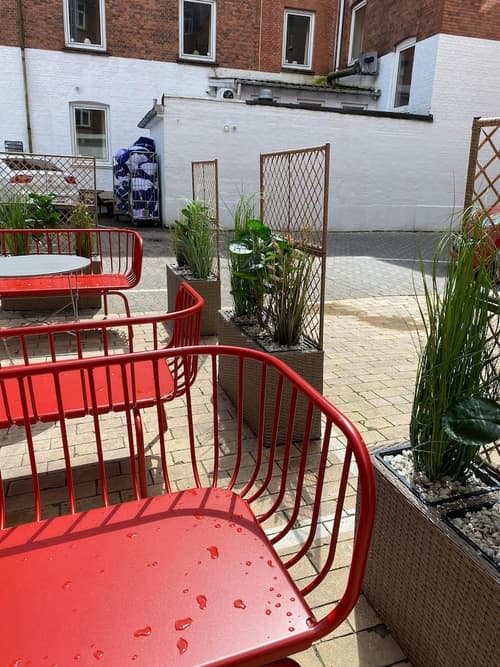 Milling Hotel Ansgar, Terrace/patio