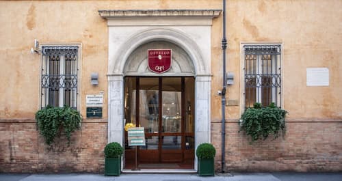 Palazzo Galletti Abbiosi, Front of property