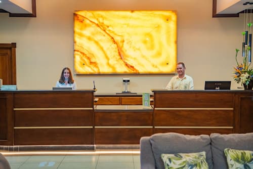 Hotel Lomas del Volcán, Reception