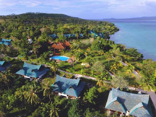 Badian Island Wellness Resort, Aerial view
