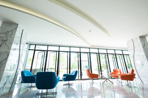 P Plus Hotel, Lobby sitting area