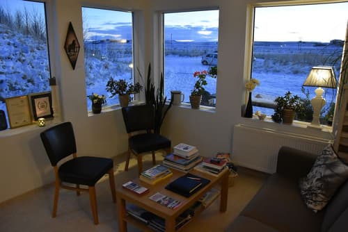Lambastadir Guesthouse, Lobby sitting area