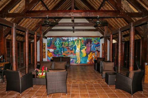 Hotel Royal Bora Bora, Interior entrance
