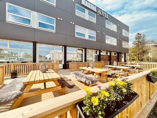 Marina Hotell Lofoten, Terrace/patio