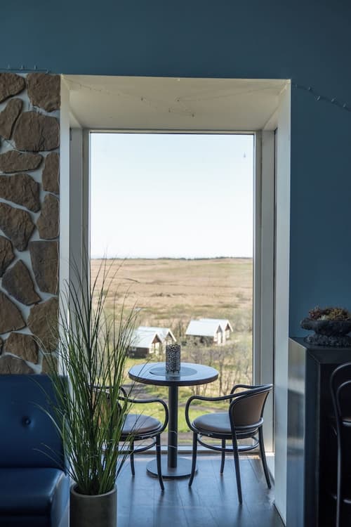 Efri-Vík Bungalows, Restaurant