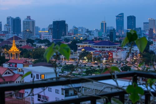 Botum Palace Hotel, Terrace/patio