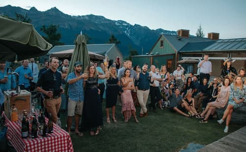 Headwaters Glenorchy Eco Lodge, Outdoor wedding area