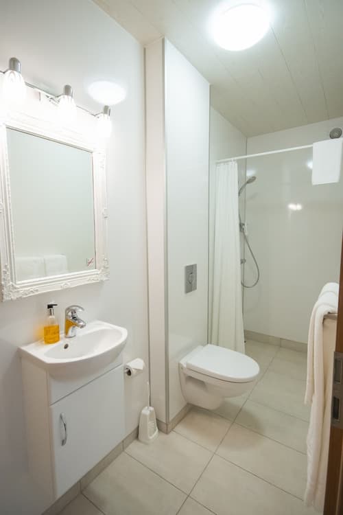 Hótel Búrfell, Bathroom