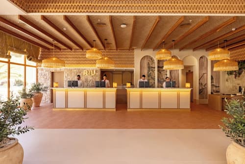 Hotel Riu Palace La Mola, Reception