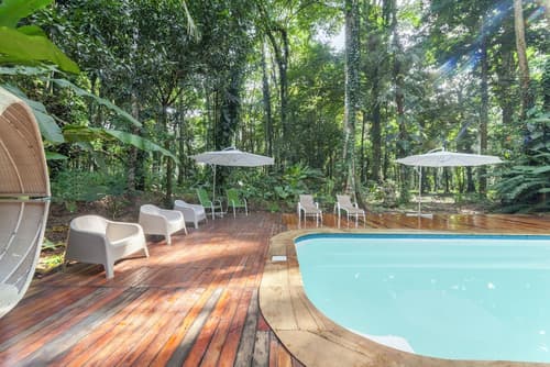 Le Cameleon Puerto Viejo, Terrace/patio