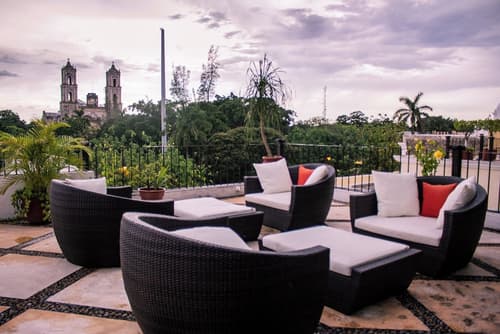 El Mesón del Marqués, Terrace/patio