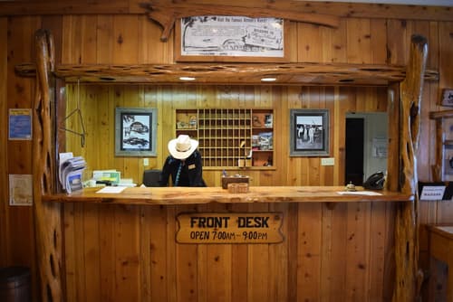 Flying L Ranch Resort, Check-in/check-out kiosk
