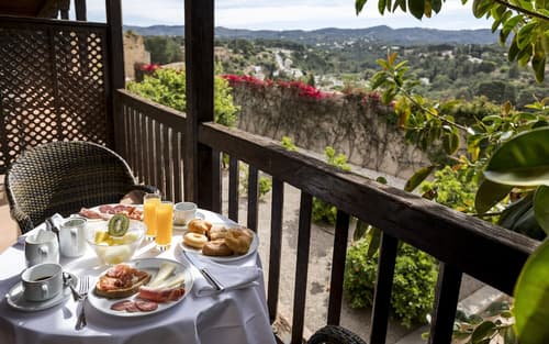 Parador de Tortosa, View from room