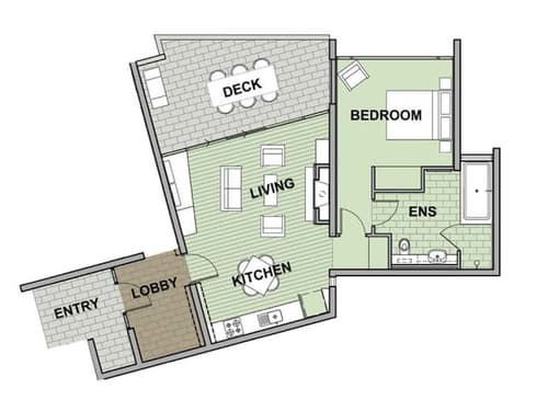 Binna Burra Sky Lodges, Floor plan